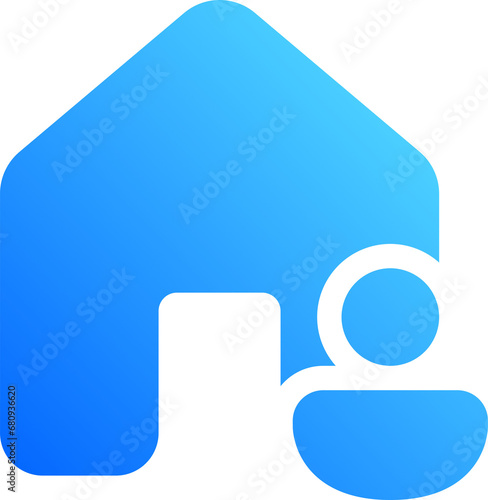Blue Gradient Client Icon