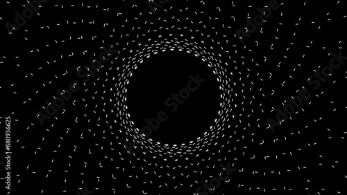 looped animation background. black and white for screensaver