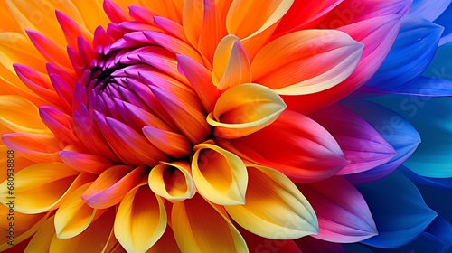 Macro close-up photography of vibrant color flower