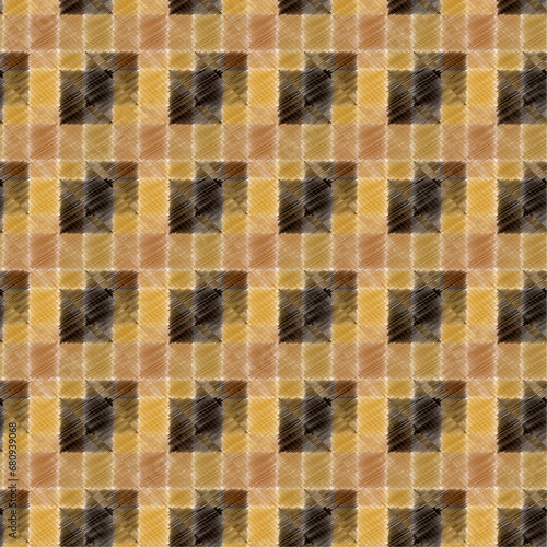 Burnt Orange tartan plaid seamless pattern vector image, EPS10 Illustration vector for flannel shirt, skirt, jacket