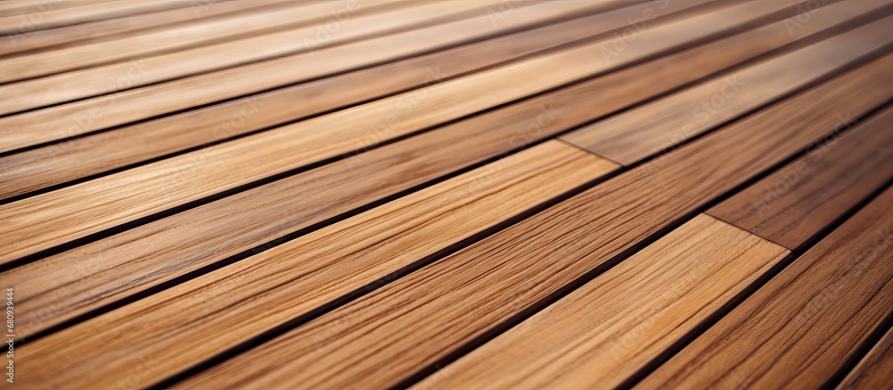 Close up of Teak Wood Decking texture Close up of Teak Wood Decking texture