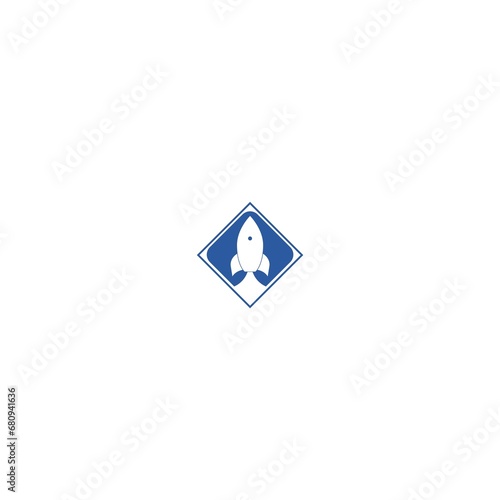 Free Download Rocket logo isolated on white background - GFXLoad