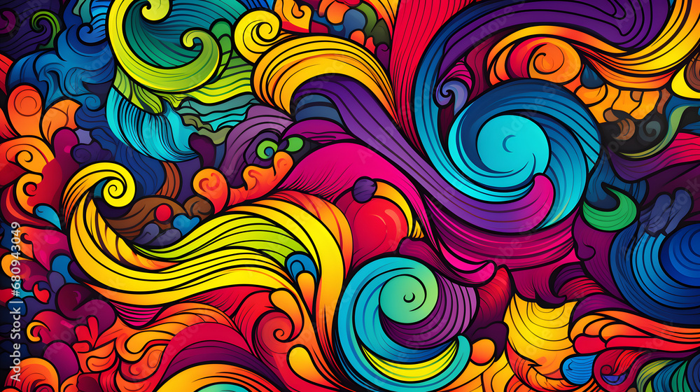 abstract color background with swirls abstract color background with swirls