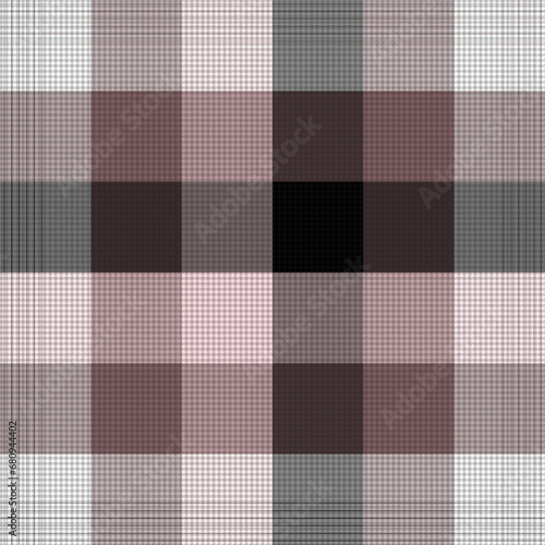 Diagonal gingham in Rose Taupe Buffalo Check Plaid Vector Pixel Patterns of printing on fabric, shirt, textile, curtain and tablecloth.