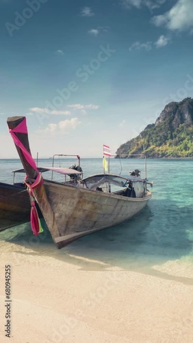 Poda island in Krabi, Thailand photo