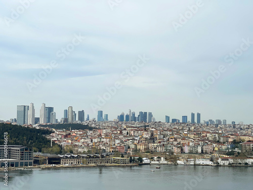 View of the European part of Istanbul across the strait of the Golden Horn