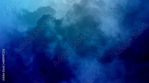 色水の中から見える美しい背景/グラフィック/デザイン/サムネイル/テクスチャ/素材/雲/青
