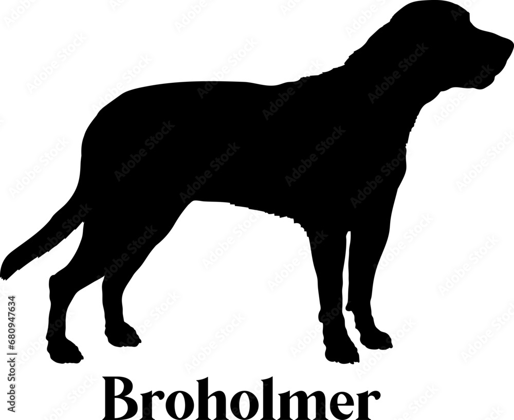 Broholmer Dog silhouette dog breeds logo dog monogram logo dog face vector
SVG