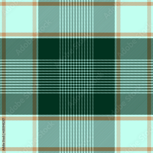 Scottish plaid, Stewart Dress Modern tartan seamless pattern in dark green