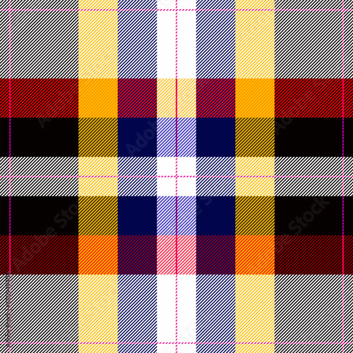 Geometric vector plaid pattern for spring summer in coolorful seamless , Scottish tartan of printing on fabric, shirt, textile, curtain and tablecloth.