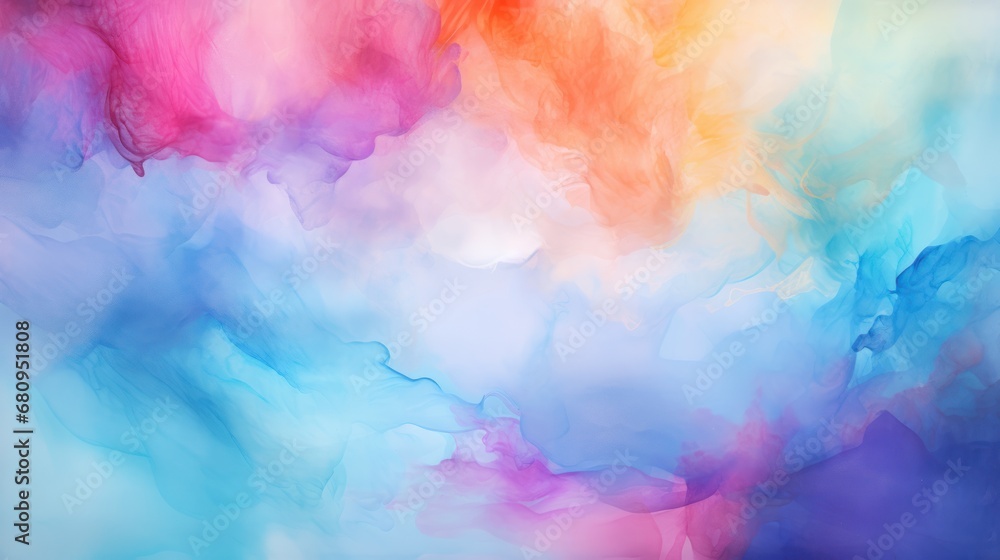  Colorful watercolor abstract painted background. 