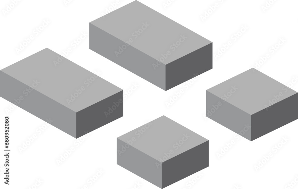 3D blocks sign 3D blocks sign