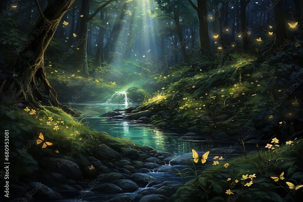 Explore the twilight realm of nature's enchantment Explore the twilight realm of nature's enchantment