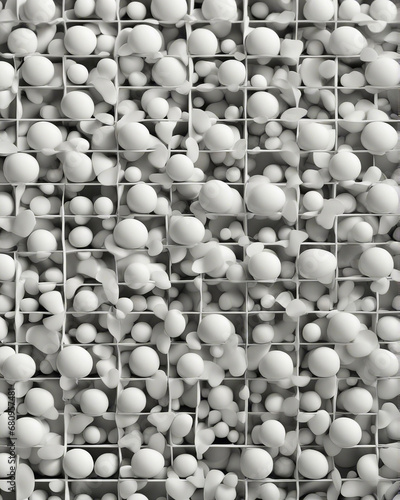 background made of spheres