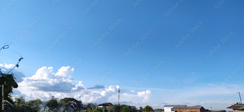Fototapeta premium The sky in the countryside.
