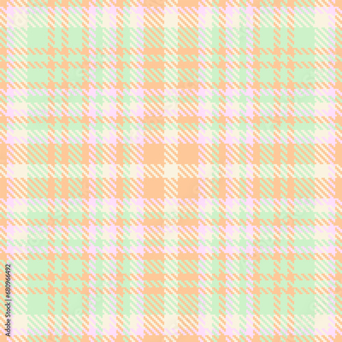 Background seamless textile of check plaid vector with a texture fabric pattern tartan.