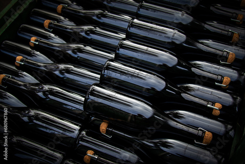 le repos des bouteilles de Champagne