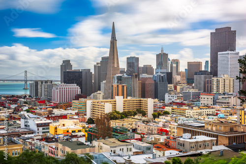 San Francisco, California, USA Skyline in the Day photo