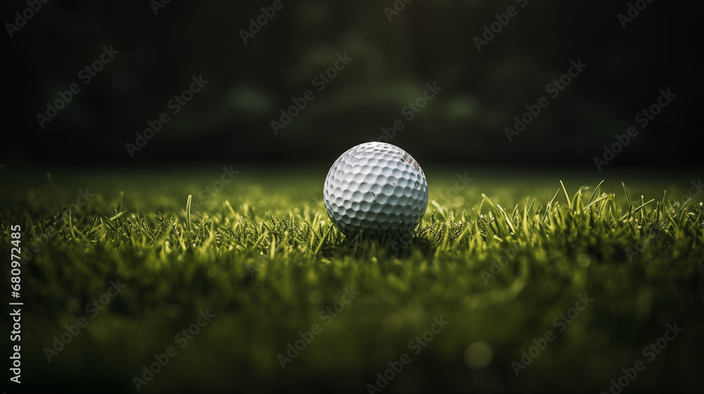 Obraz premium bola de golf, desporto, campo de golofe, green