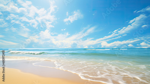 Scenic View of sea. Beach and Sea view