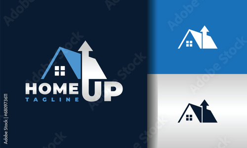 house roof up logo