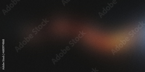 Fototapeta Naklejka Na Ścianę i Meble -  black orange grey bokeh , a normal simple grainy noise grungy empty space or spray texture , a rough abstract retro vibe shine bright light and glow background template color gradient