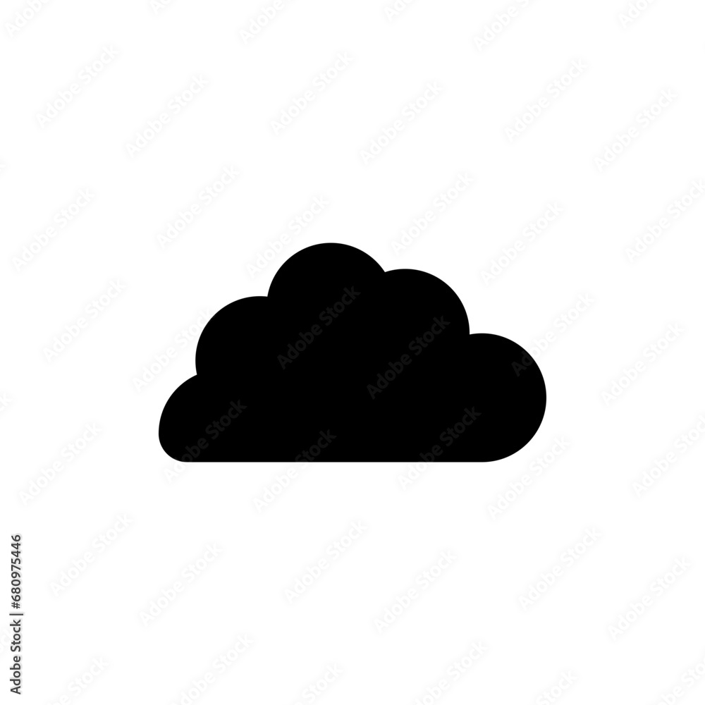 Cloud vector icon, sky symbol Cloud vector icon, sky symbol