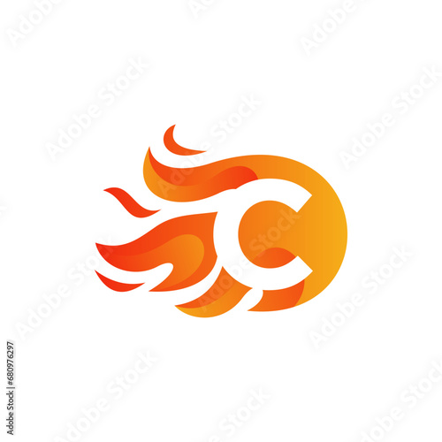 Letter C logo or symbol template design