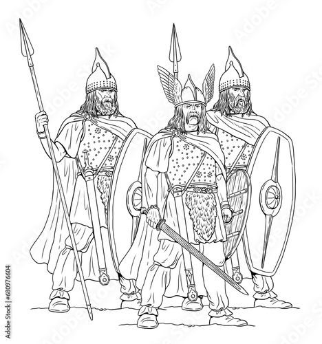 Fotografija Gallic king and chieftain Vercingetorix