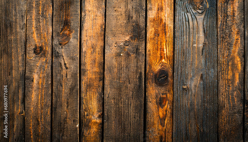 dark wood texture weathered rustic wood background from old planks with rusty nails