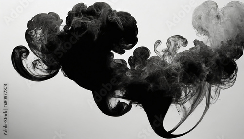 abstract black puffs of smoke swirl overlay on transparent background pollution royalty high quality free stock png image of abstract smoke overlays on white background black smoke swirls fragments