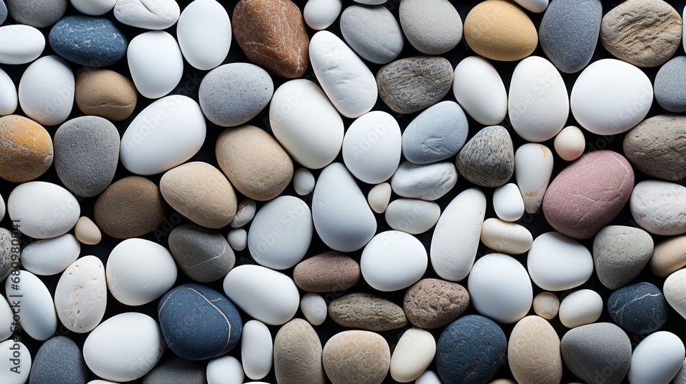 Background texture of white pebble stones Background texture of white pebble stones