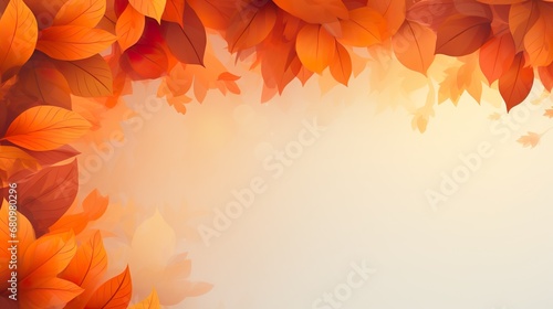 Wallpaper Mural Abstract art autumn background with watercolor maple leaves. Watercolor hand-painted natural art perfect for design decorative Torontodigital.ca