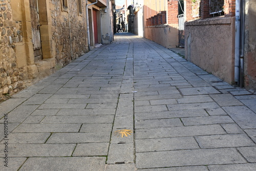 Camino de Santiago a su paso por Logroño. photo