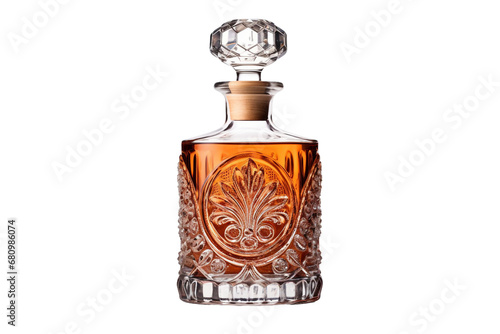 Antique Decanter on White on a transparent background