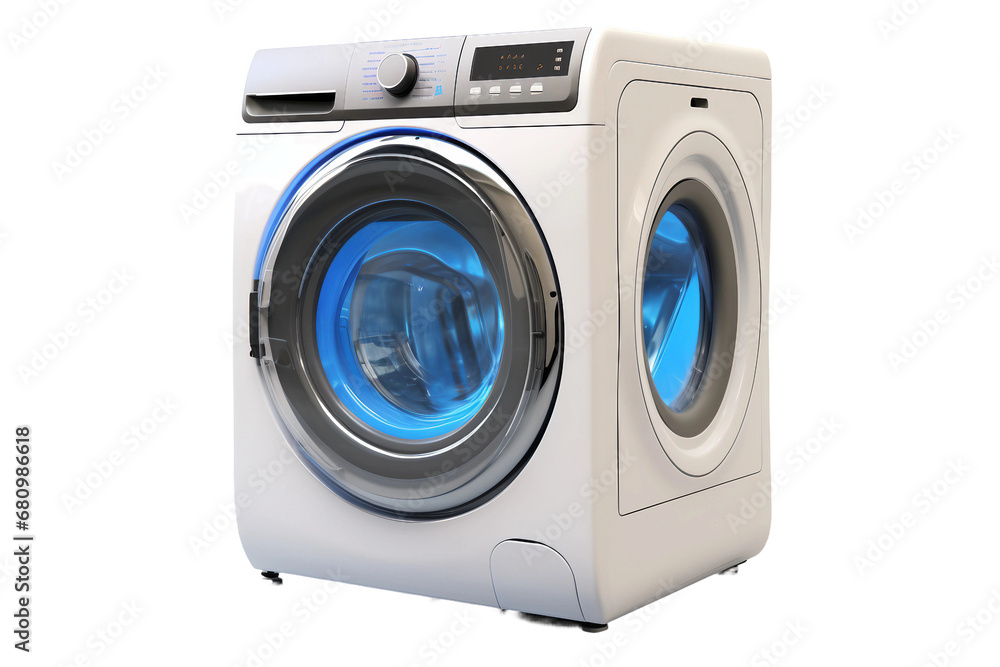 Portable Washing Machine Isolation on a transparent background