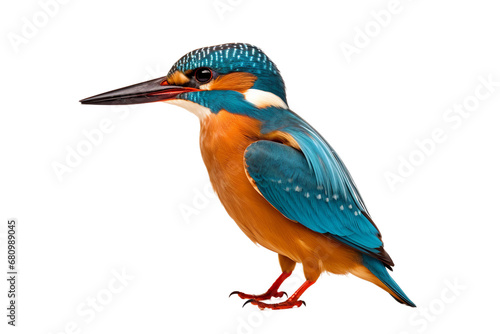Isolated Spanish Kingfisher on White on a transparent background