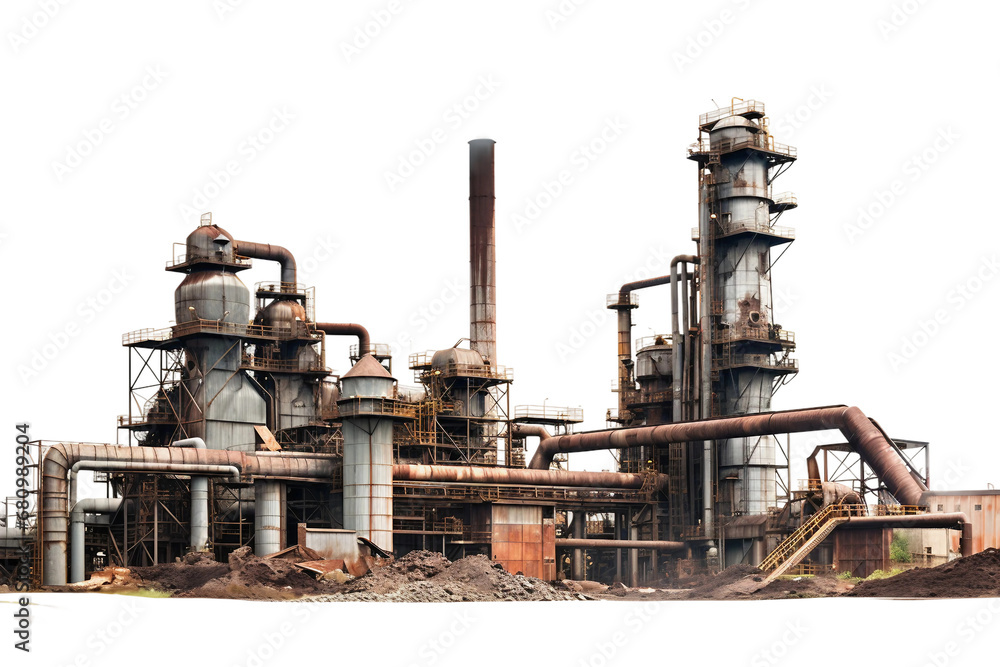 Steel Manufacturing Isolated on a transparent background