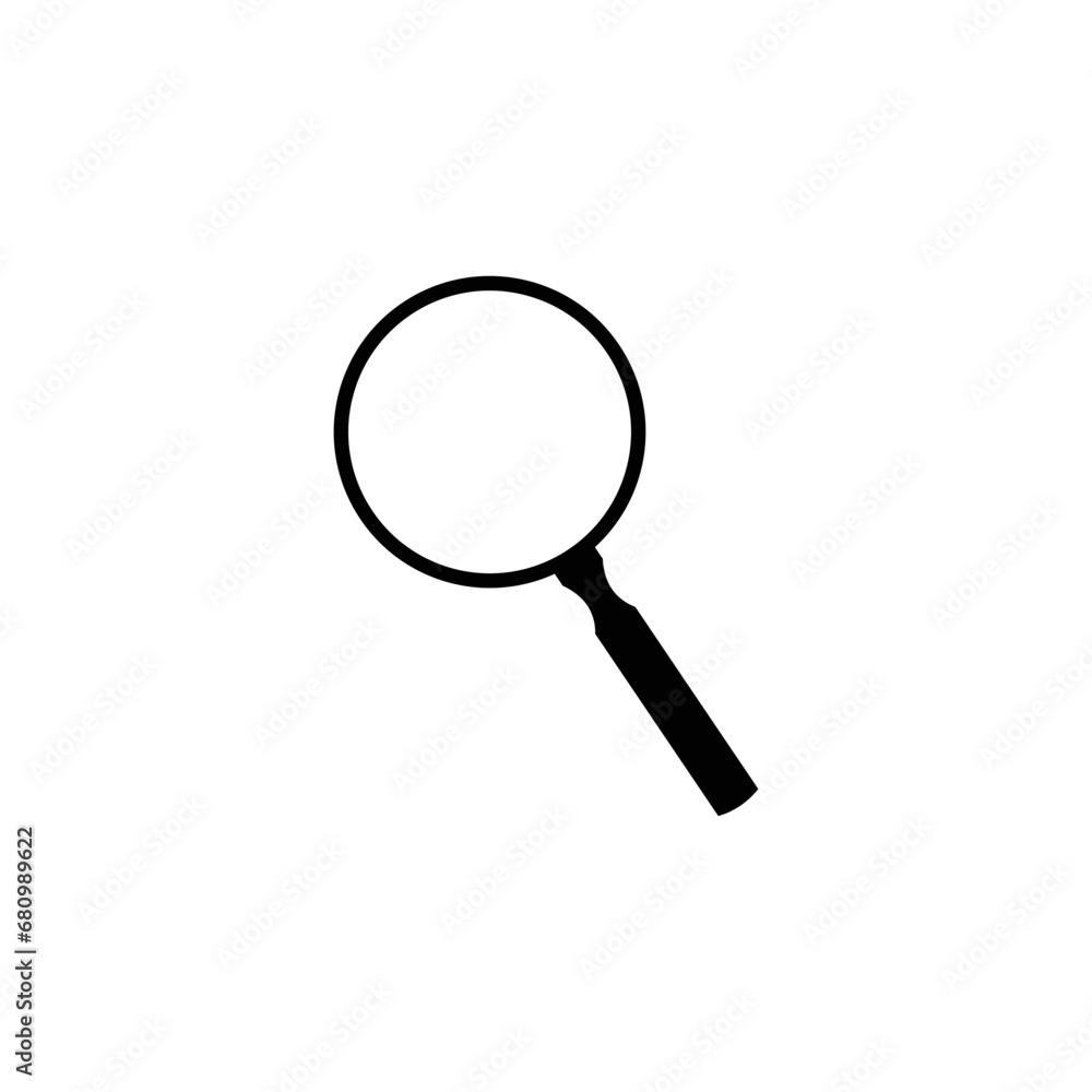 Search icon vector. Magnifying Glass Flat Vector Icon Search icon vector. Magnifying Glass Flat Vector Icon