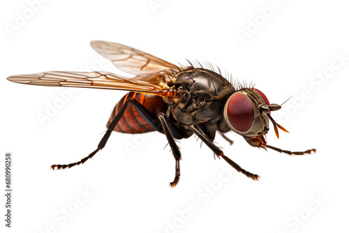 Isolated Tsetse Fly on White on a transparent background