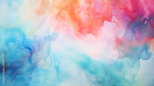 pastel colored holographic glow background © Damerfie