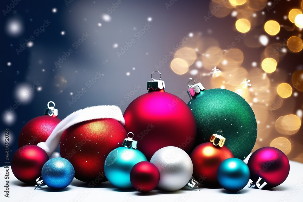 christmas decoration. Generative AI christmas decoration. Generative AI