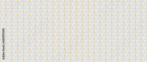 White and gold hexagon design, Pyramid 3D pattern background. Abstract geometric texture collection design. Vector illustration, 3D polygon shapes background