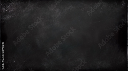 Abstract texture of chalk rubbed out on blackboard or chalkboard background. School education, dark wall backdrop or learning concept. photo