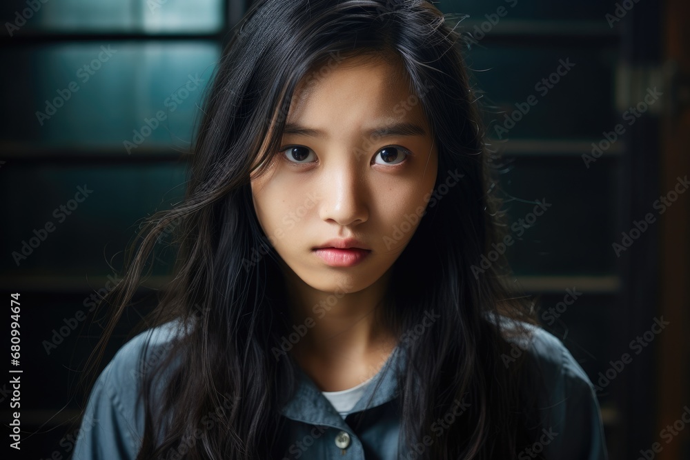 Portrait of a beautiful young Vietnamese girl Portrait of a beautiful young Vietnamese girl