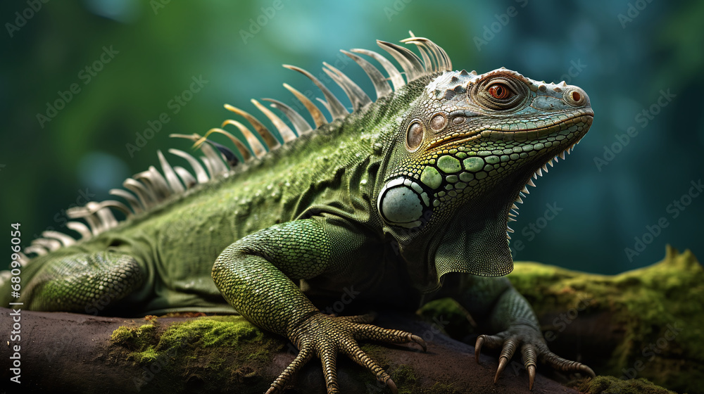 A Brave Iguana Captured in a wildlife-inspired Photograph A Brave Iguana Captured in a wildlife-inspired Photograph