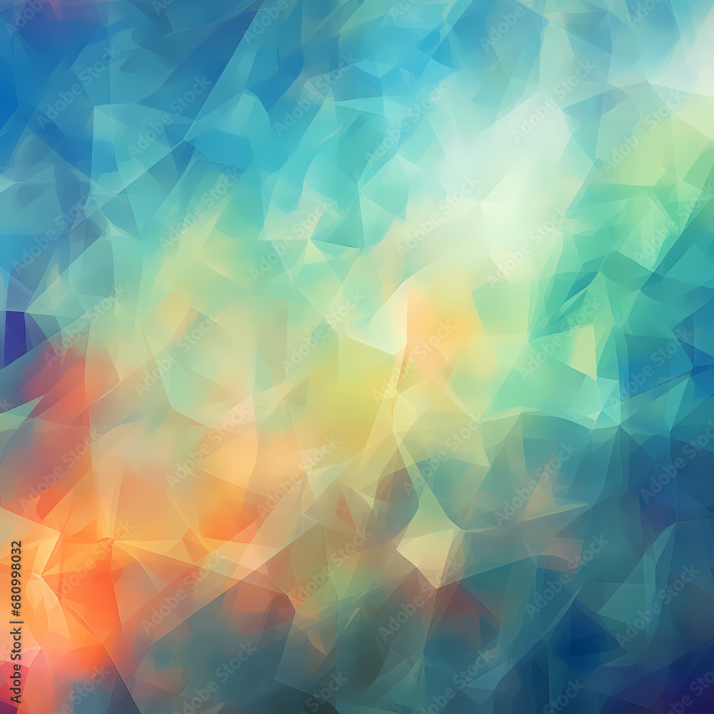 abstract prism-like patterns resembling an ethereal auror
