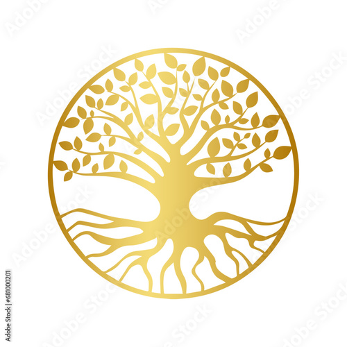 tree of life golden color