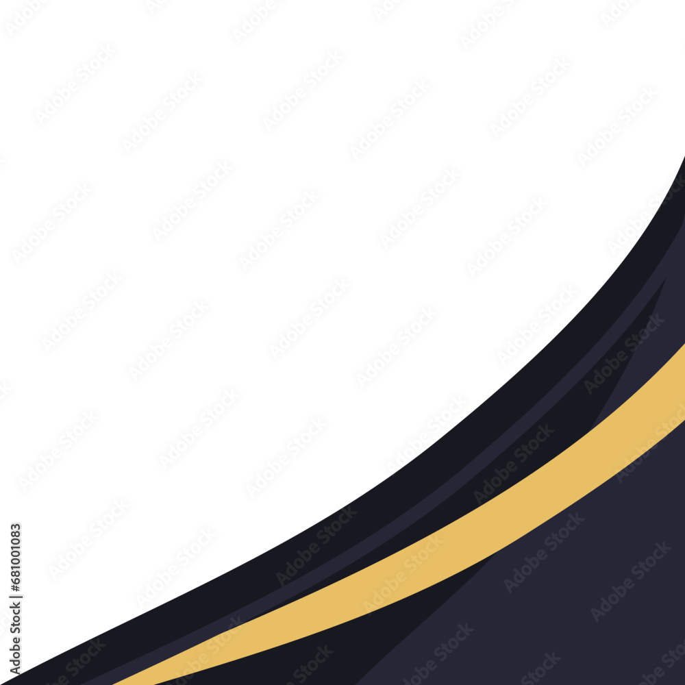 Corner Wavy Luxury Vector Corner Wavy Luxury Vector