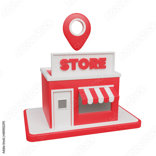 Local Store Location Pin